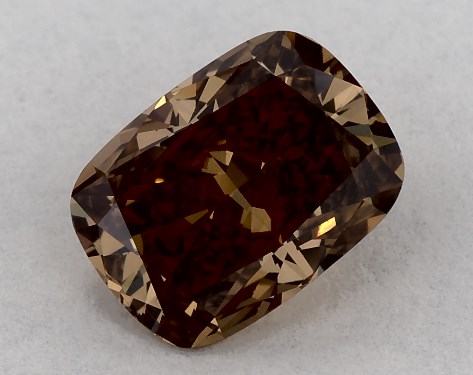 IGI 0.76 Carat Fancy Brown-VS1 Cushion Modified Cut Lab-Grown Diamond